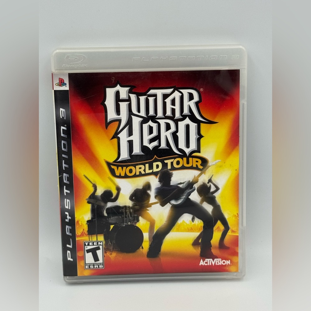 Guitar Hero World Tour PS3 Complete‎ Tested CIB Band Music Game